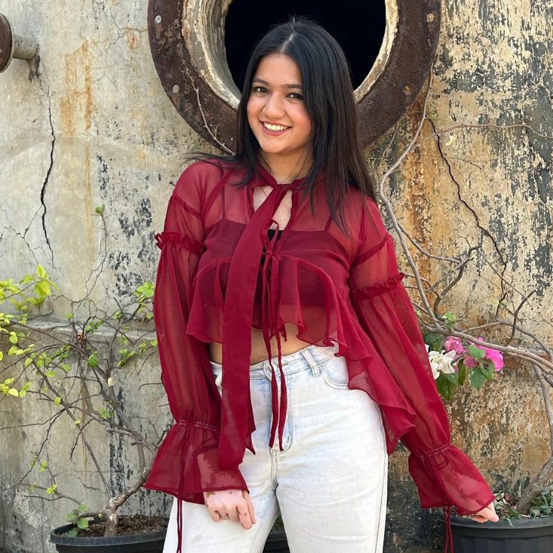 Georgette Ruffles Top