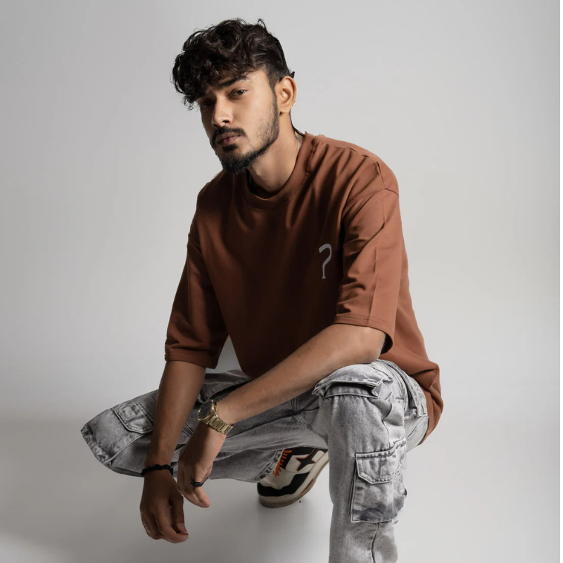The 3G Oversize Tshirt - BROWN