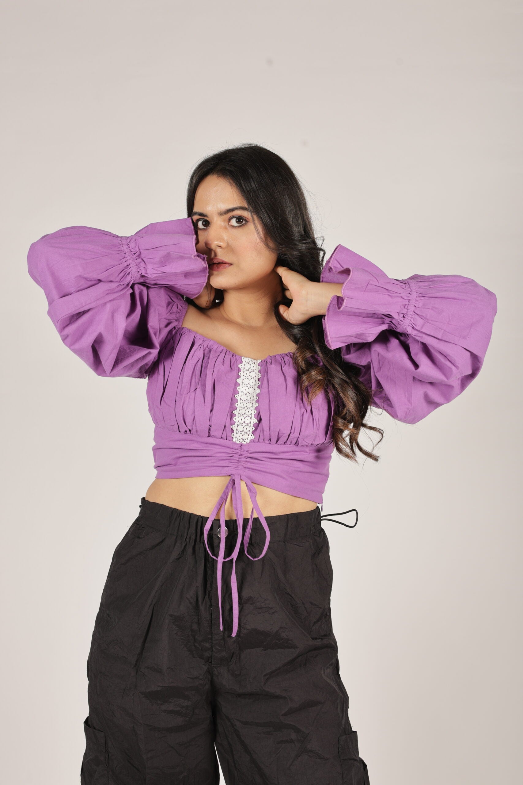 Balloon Lavender Top