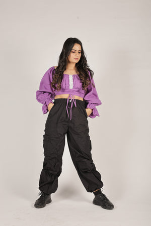 Balloon Lavender Top