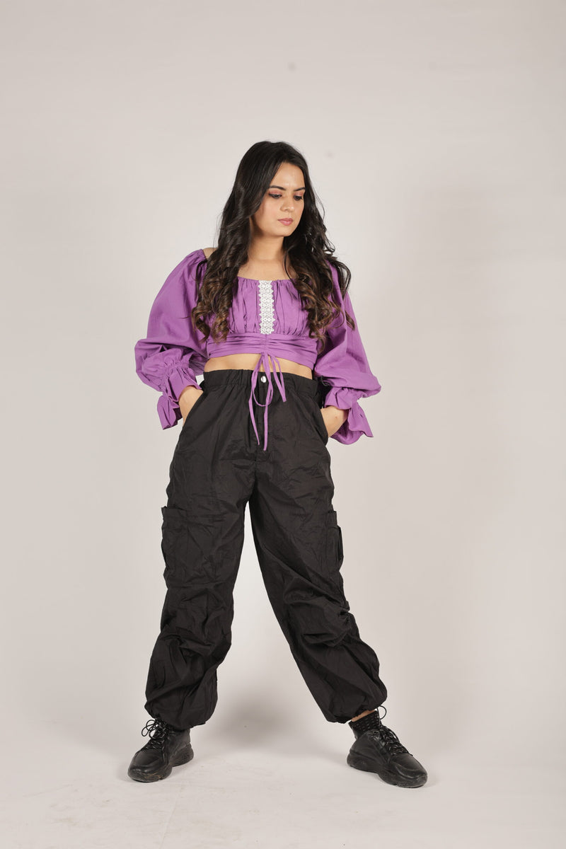 Balloon Lavender Top